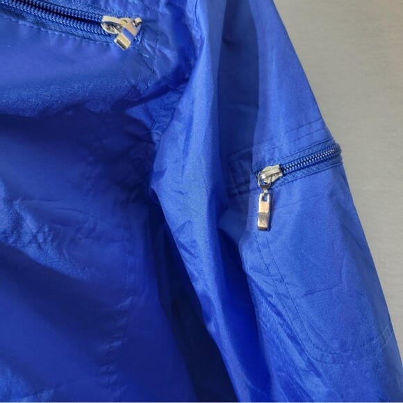 Size XL J 5 Apparel Women's %100 Polyester Jacket Full Zip Blue - Picture 5 of 11